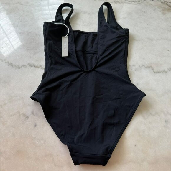 Everlane The Square-Neck One-Piece Black Swimsuit Size Small NWT - Picture 7 of 10